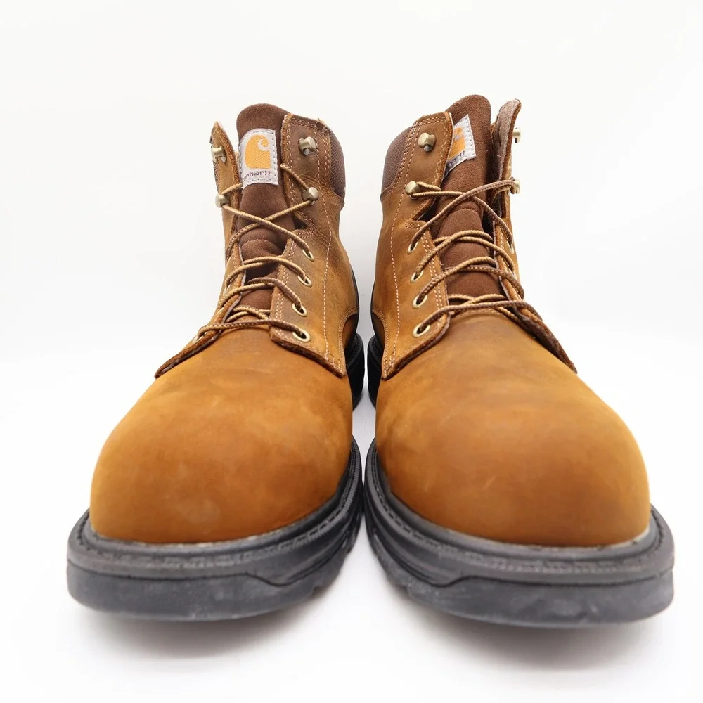 Carhartt Modern Ironwood Work Boots Mens 12 M Brown Leather Alloy Toe NWT